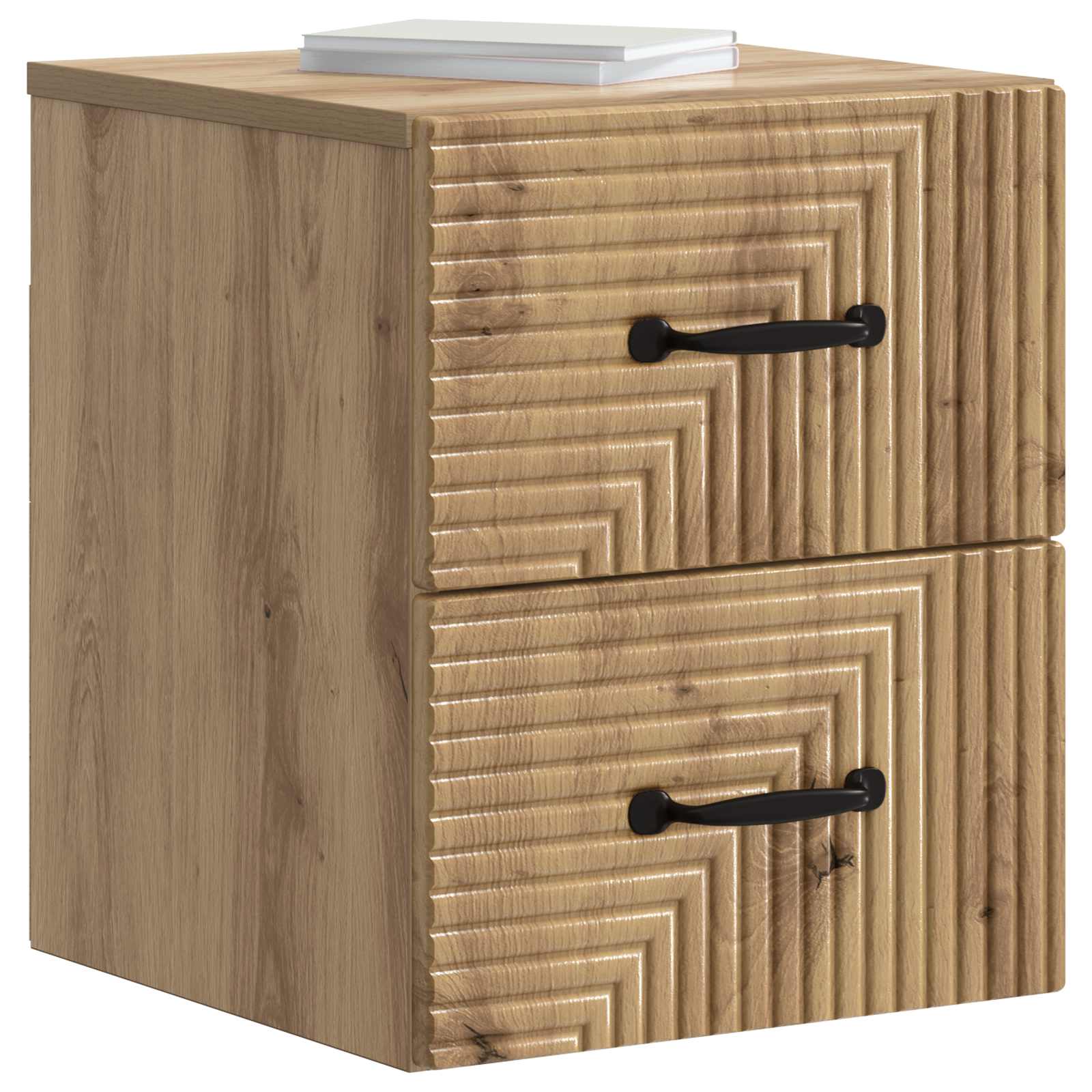 vidaXL Wisząca Szafka Nocna 2 pcs Dąb artisan 34,5 x 33 x 40 cm