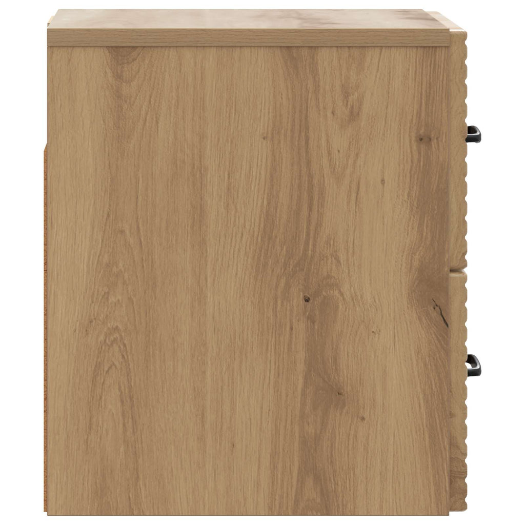 vidaXL Wisząca Szafka Nocna 2 pcs Dąb artisan 34,5 x 33 x 40 cm