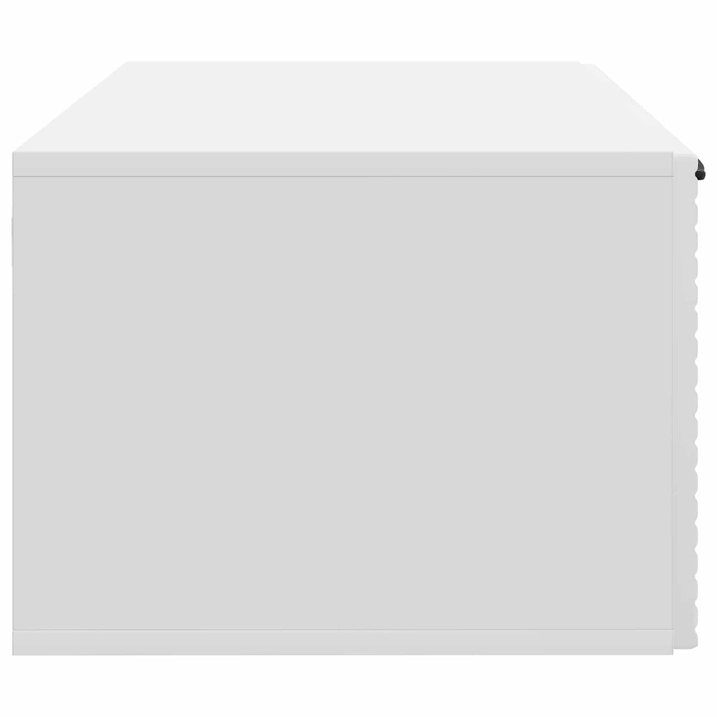vidaXL Szafka RTV montowana na ścianie Biały 59,5 x 41 x 30 cm
