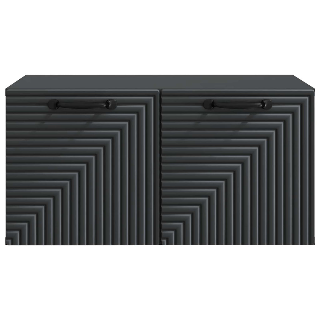 vidaXL Szafka RTV montowana na ścianie Czarny 59,5 x 41 x 30 cm