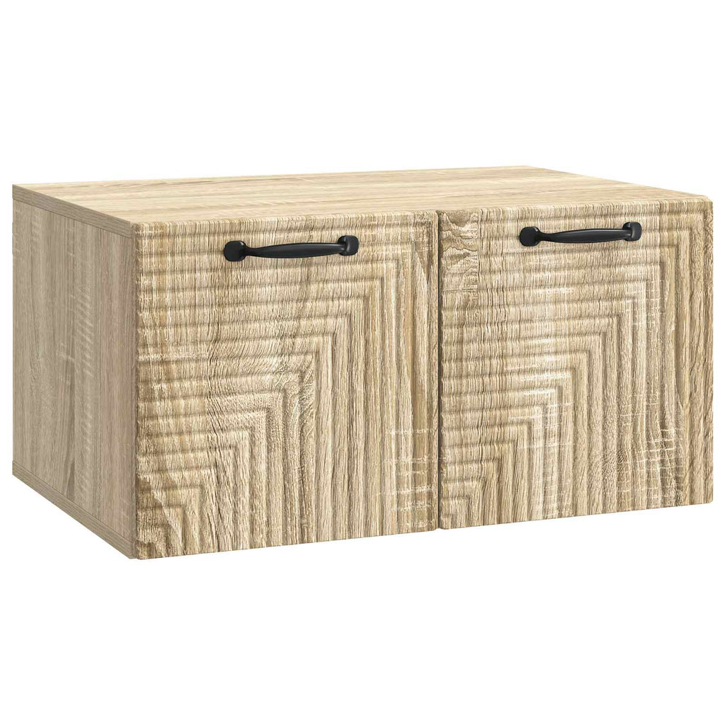 vidaXL Szafka RTV montowana na ścianie dąb Sonoma 59,5 x 41 x 30 cm