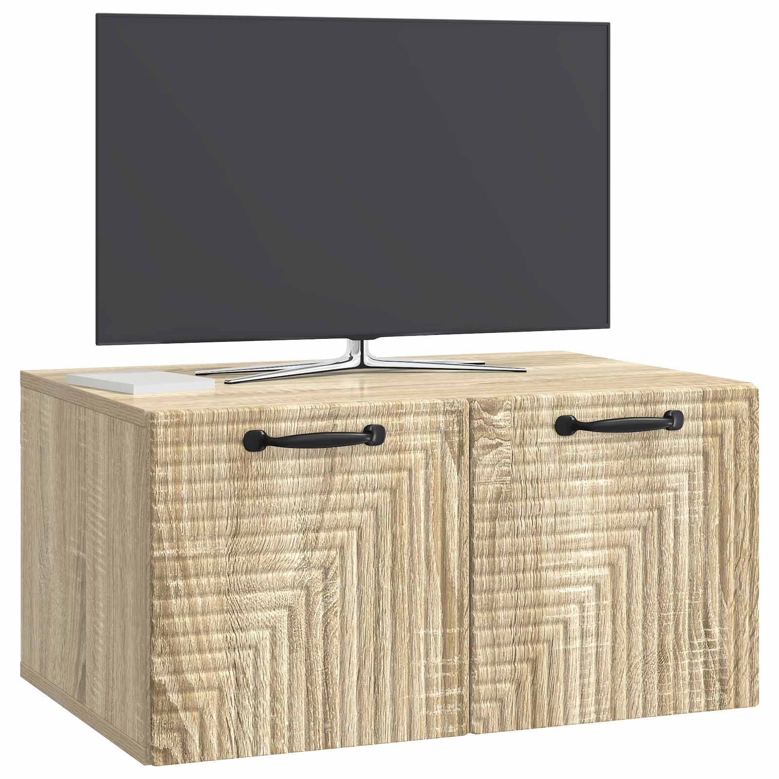 vidaXL Szafka RTV montowana na ścianie dąb Sonoma 59,5 x 41 x 30 cm