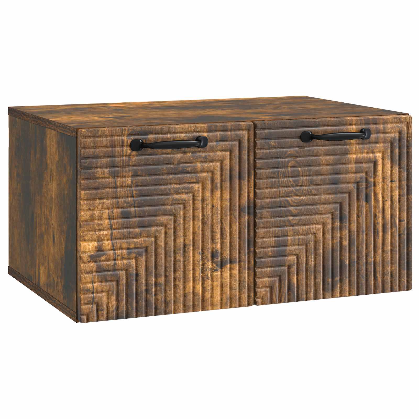 vidaXL Szafka RTV montowana na ścianie Dąb wędzony 59,5 x 41 x 30 cm