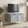 vidaXL Szafka RTV montowana na ścianie Szary Sonoma 59,5 x 41 x 30 cm