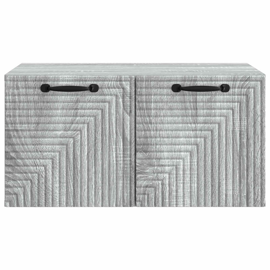 vidaXL Szafka RTV montowana na ścianie Szary Sonoma 59,5 x 41 x 30 cm