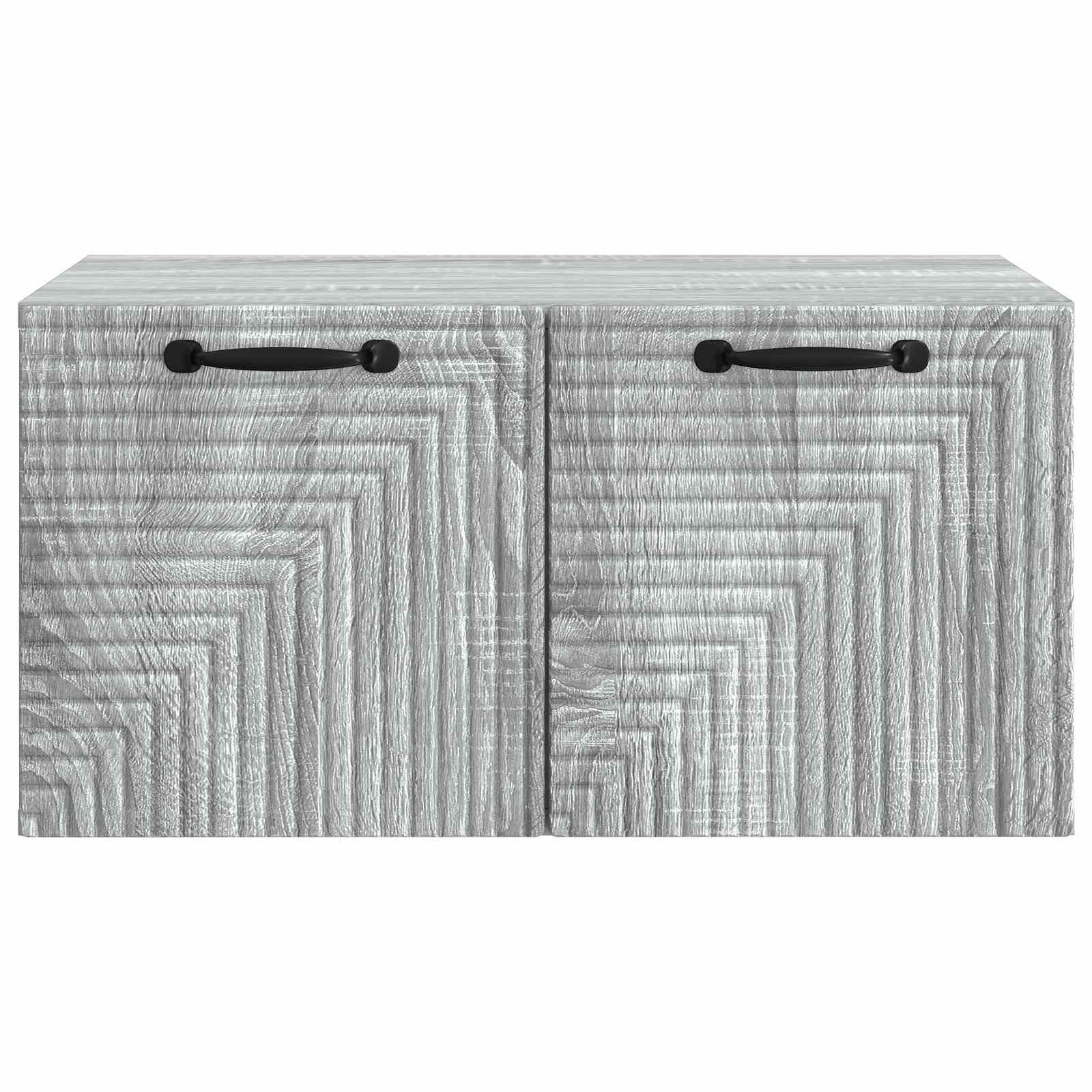 vidaXL Szafka RTV montowana na ścianie Szary Sonoma 59,5 x 41 x 30 cm