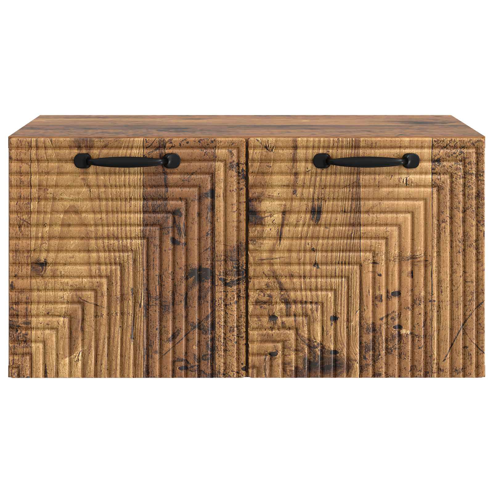 vidaXL Szafka RTV montowana na ścianie Stare drewno 59,5 x 41 x 30 cm