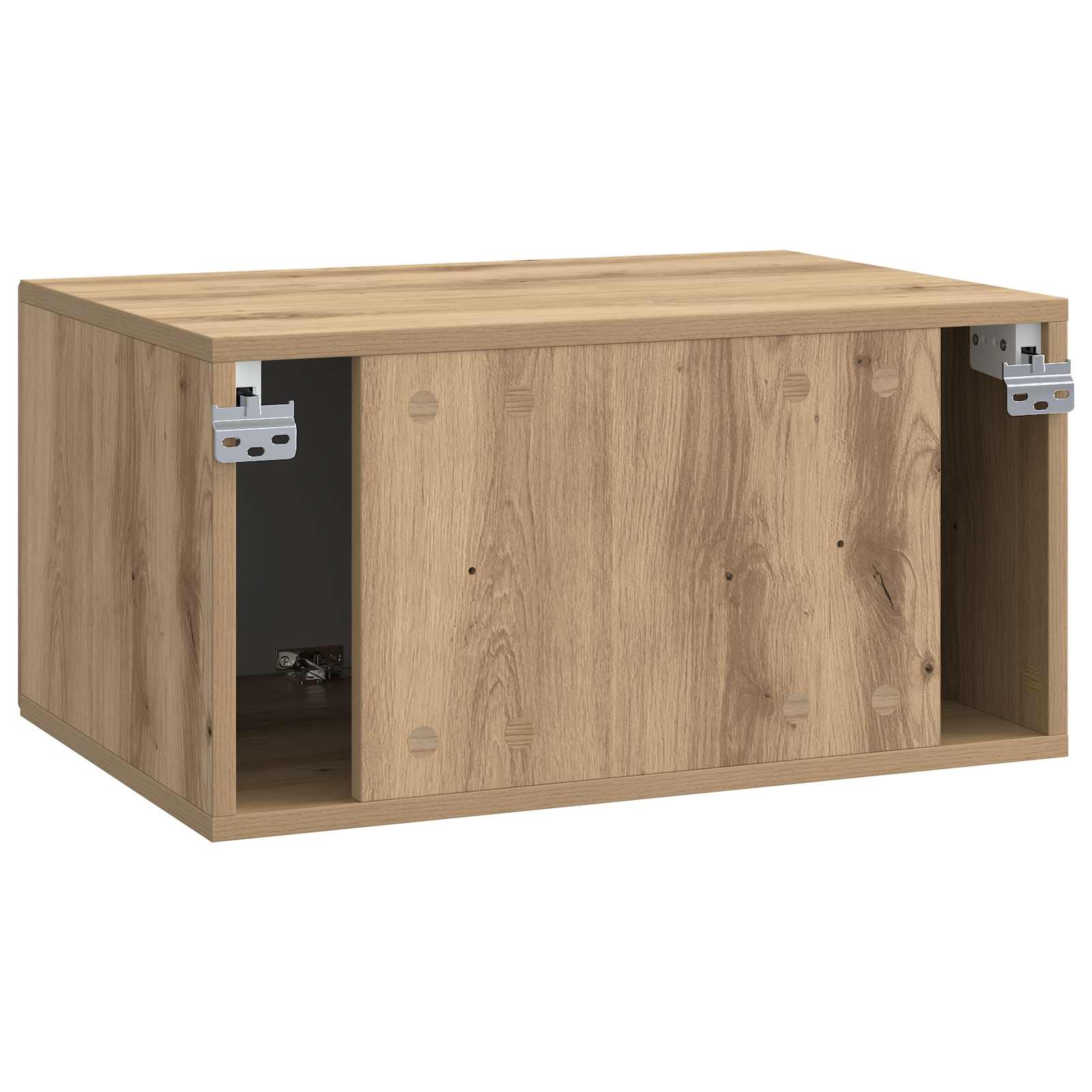 vidaXL Szafka RTV montowana na ścianie Dąb artisan 59,5 x 41 x 30 cm