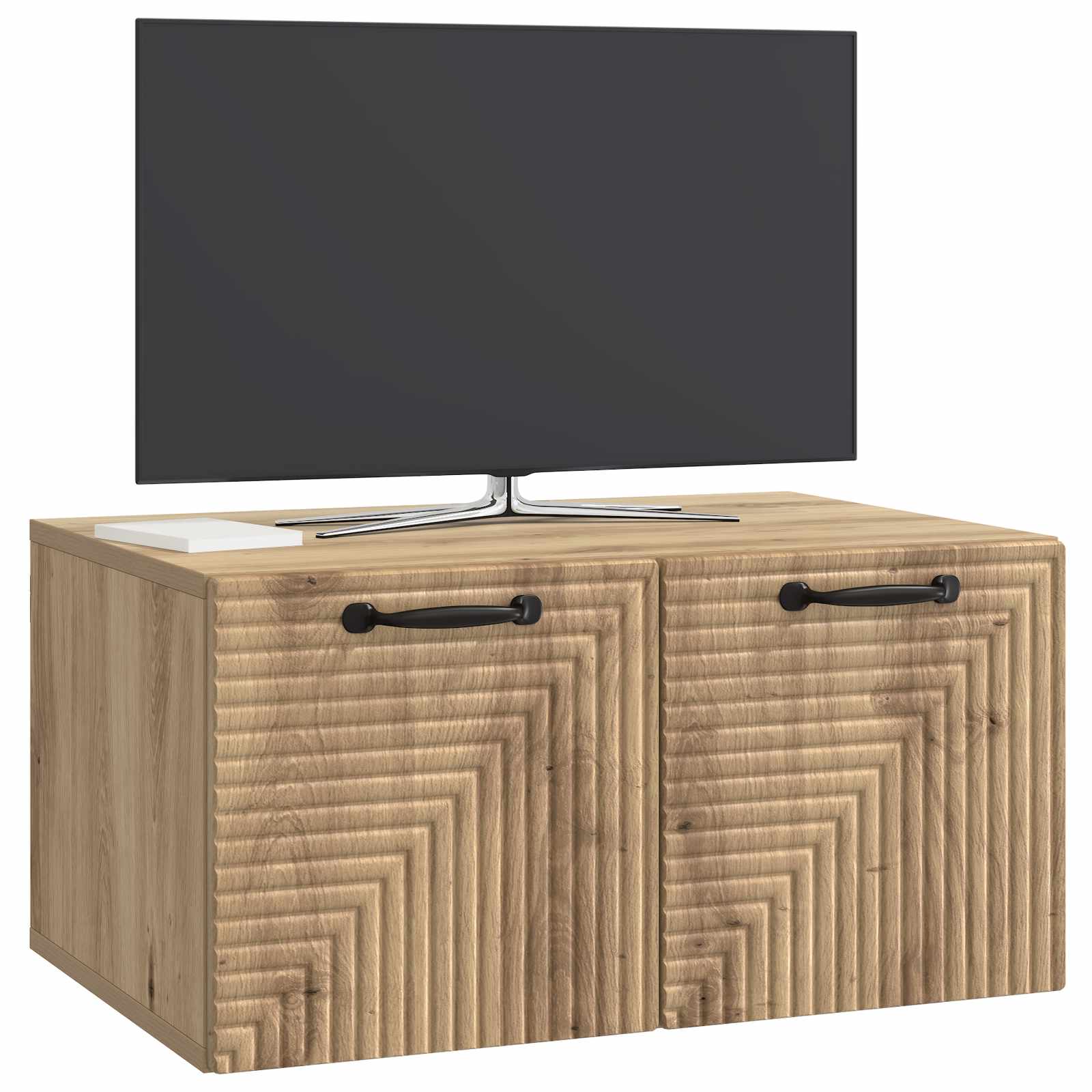vidaXL Szafka RTV montowana na ścianie Dąb artisan 59,5 x 41 x 30 cm