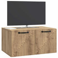 vidaXL Szafka RTV montowana na ścianie Dąb artisan 59,5 x 41 x 30 cm
