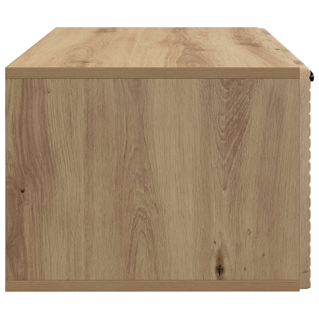 vidaXL Szafka RTV montowana na ścianie Dąb artisan 59,5 x 41 x 30 cm