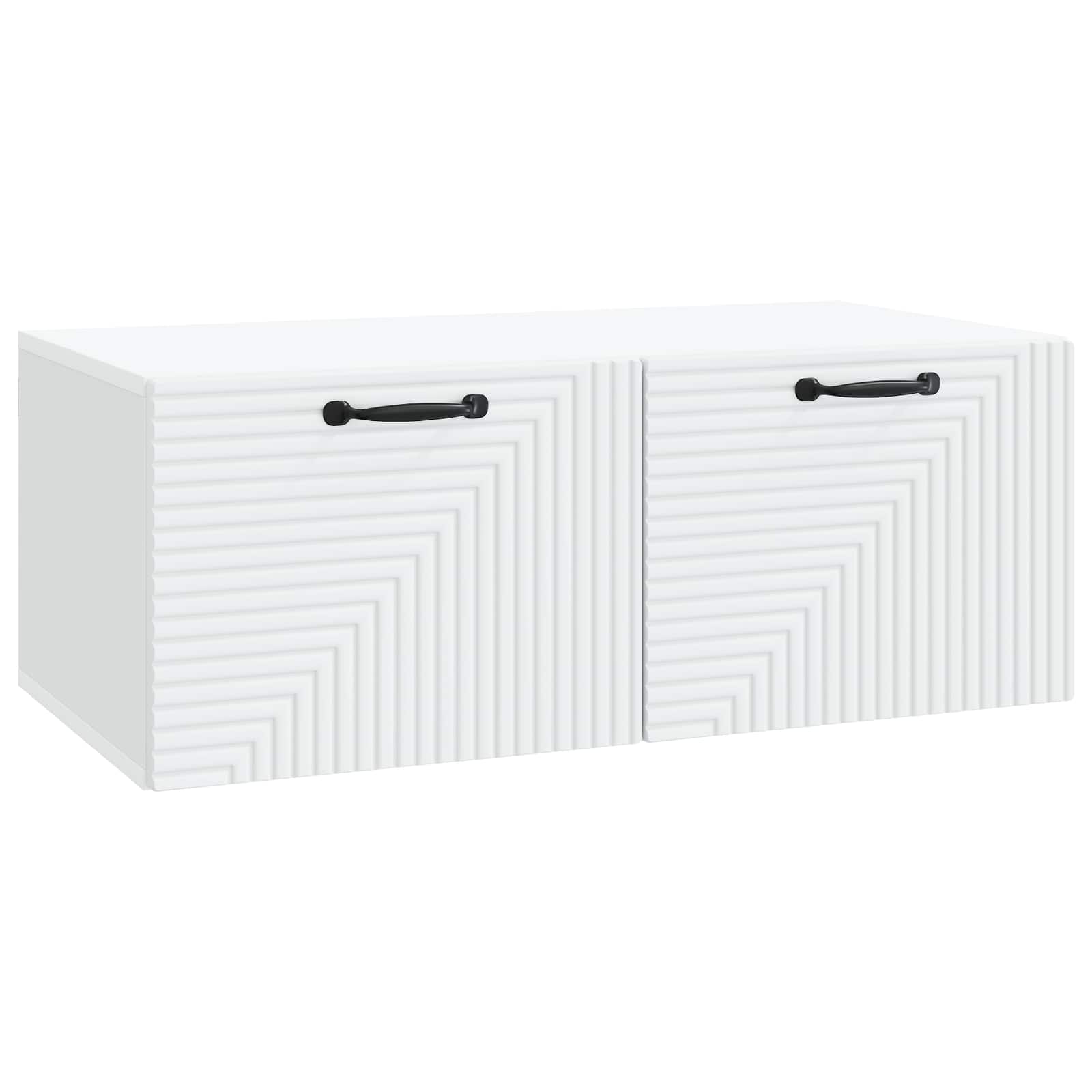 vidaXL Szafka RTV montowana na ścianie Biały 78,5 x 41 x 30 cm