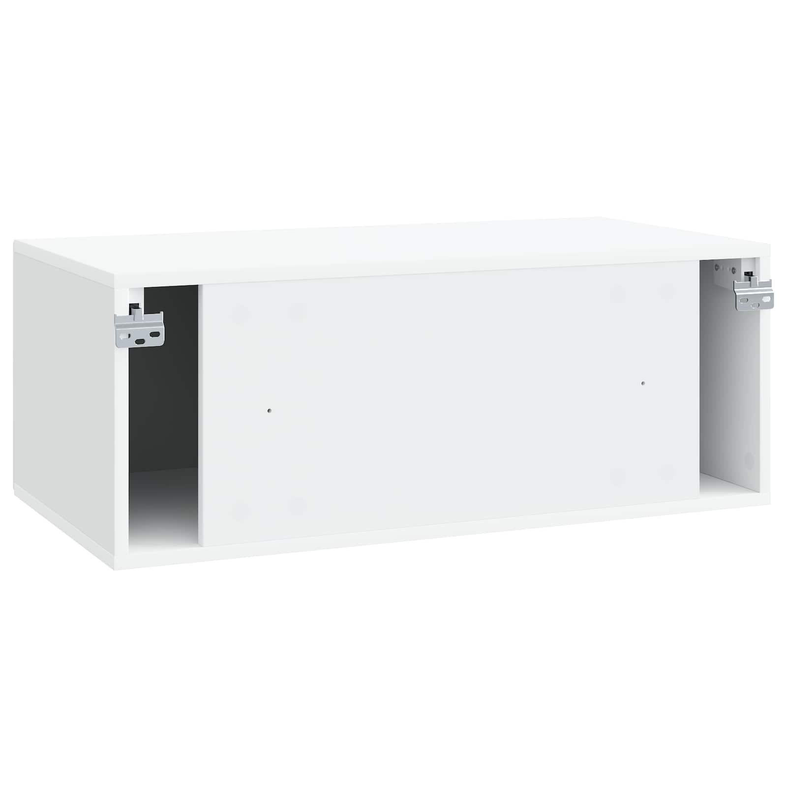 vidaXL Szafka RTV montowana na ścianie Biały 78,5 x 41 x 30 cm