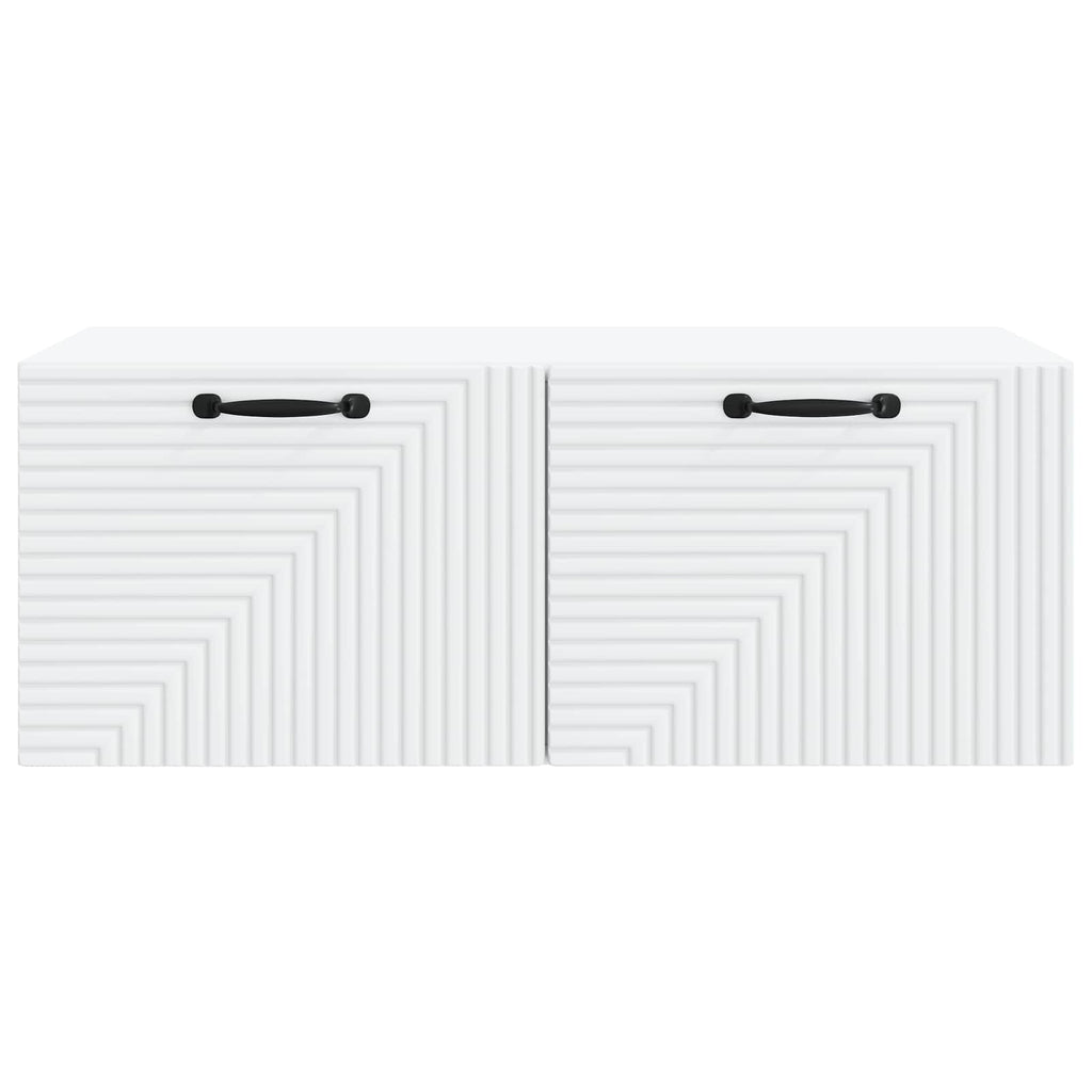 vidaXL Szafka RTV montowana na ścianie Biały 78,5 x 41 x 30 cm