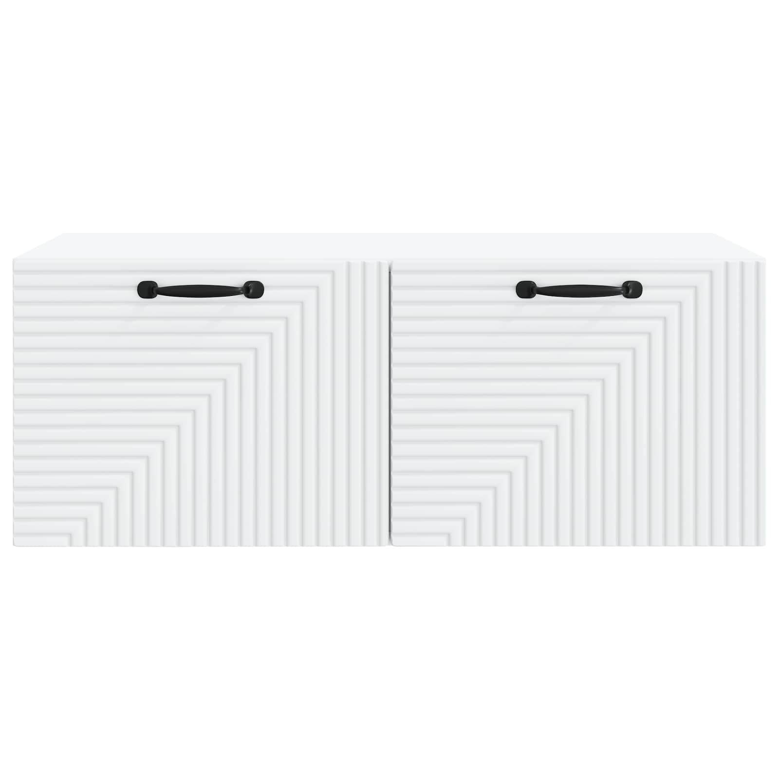 vidaXL Szafka RTV montowana na ścianie Biały 78,5 x 41 x 30 cm