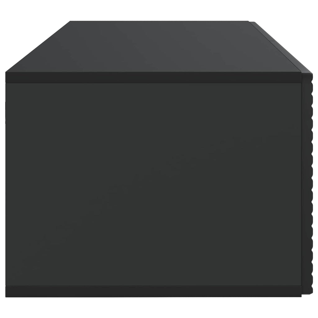 vidaXL Szafka RTV montowana na ścianie Czarny 78,5 x 41 x 30 cm