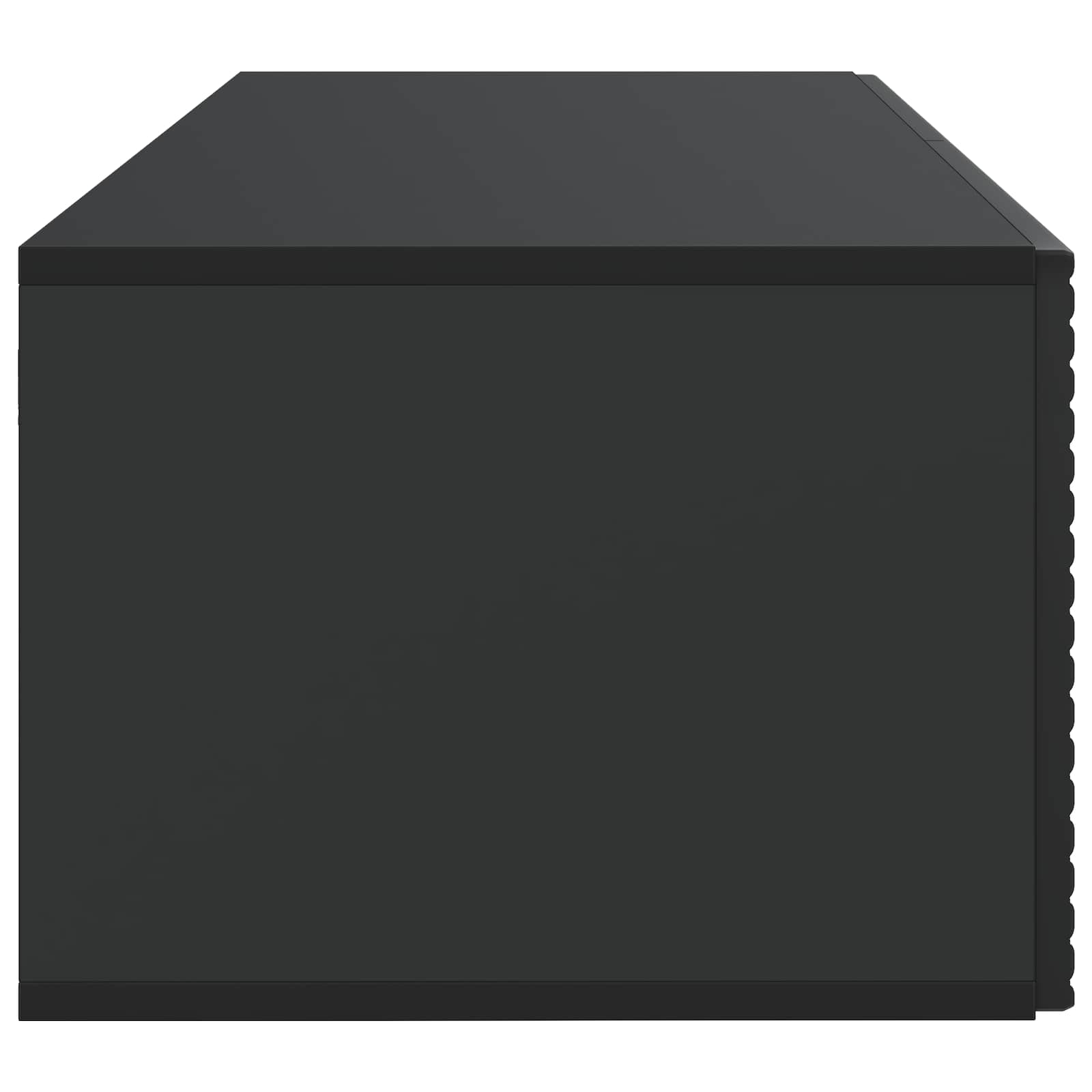 vidaXL Szafka RTV montowana na ścianie Czarny 78,5 x 41 x 30 cm