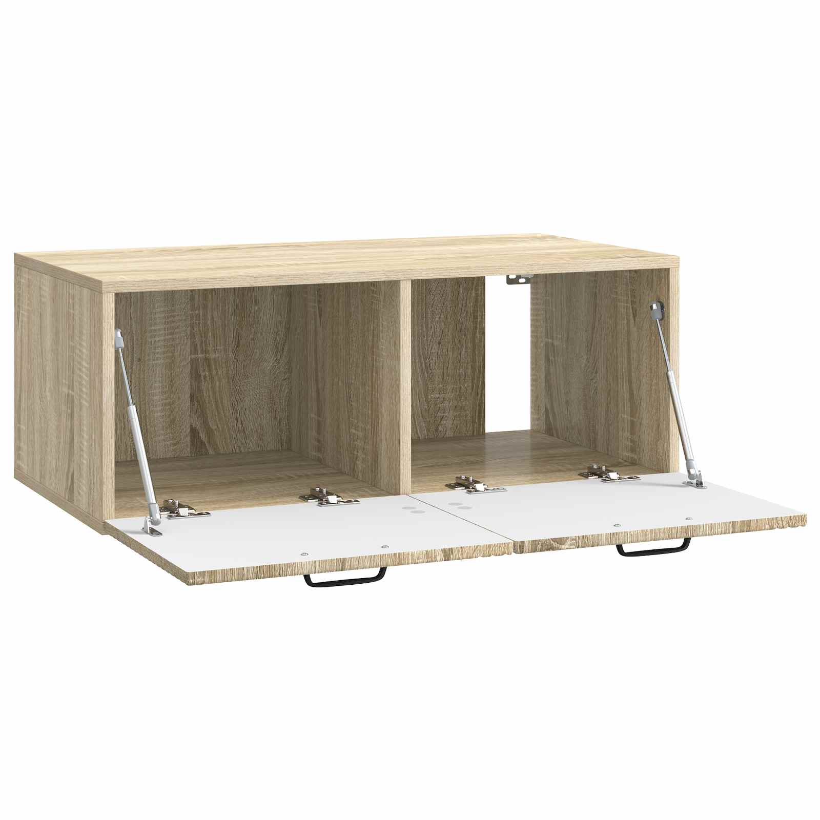 vidaXL Szafka RTV montowana na ścianie dąb Sonoma 78,5 x 41 x 30 cm