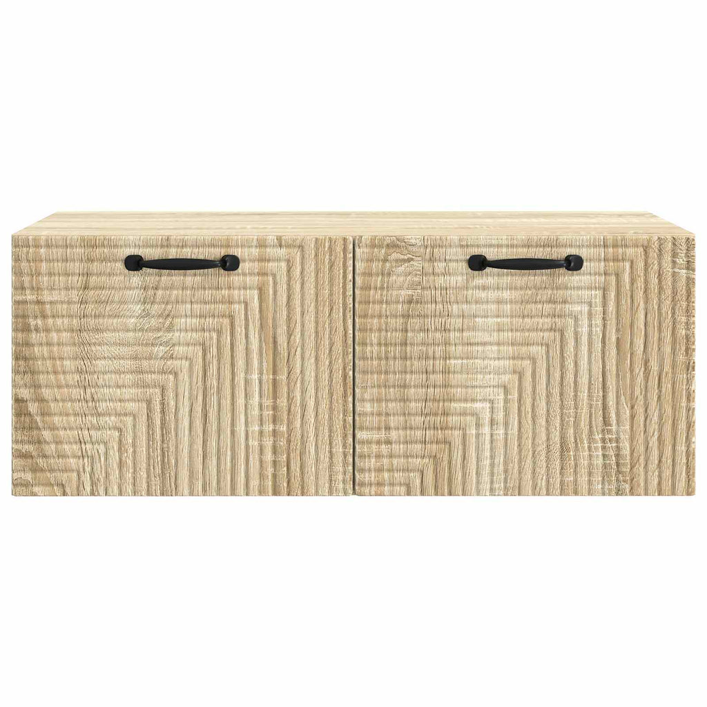 vidaXL Szafka RTV montowana na ścianie dąb Sonoma 78,5 x 41 x 30 cm