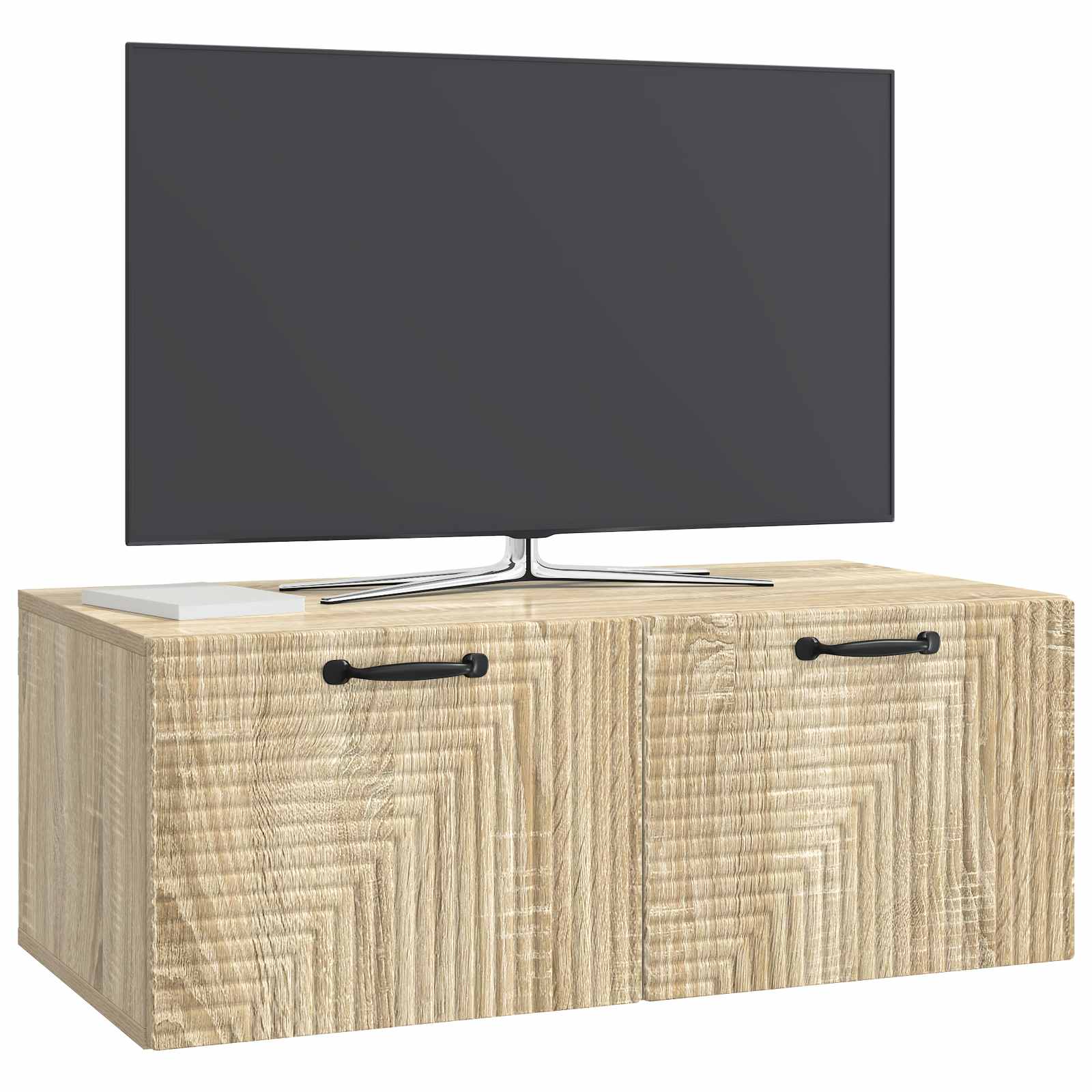 vidaXL Szafka RTV montowana na ścianie dąb Sonoma 78,5 x 41 x 30 cm