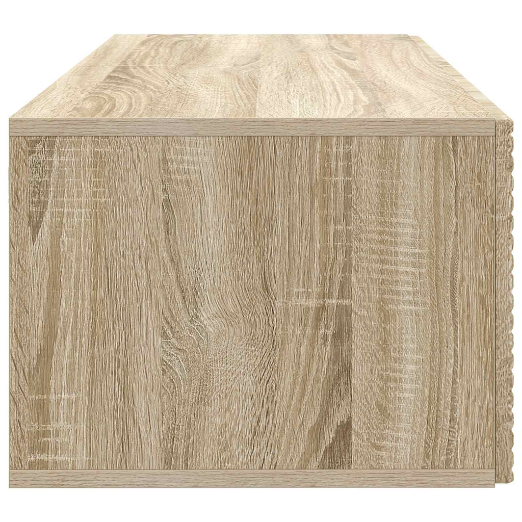 vidaXL Szafka RTV montowana na ścianie dąb Sonoma 78,5 x 41 x 30 cm