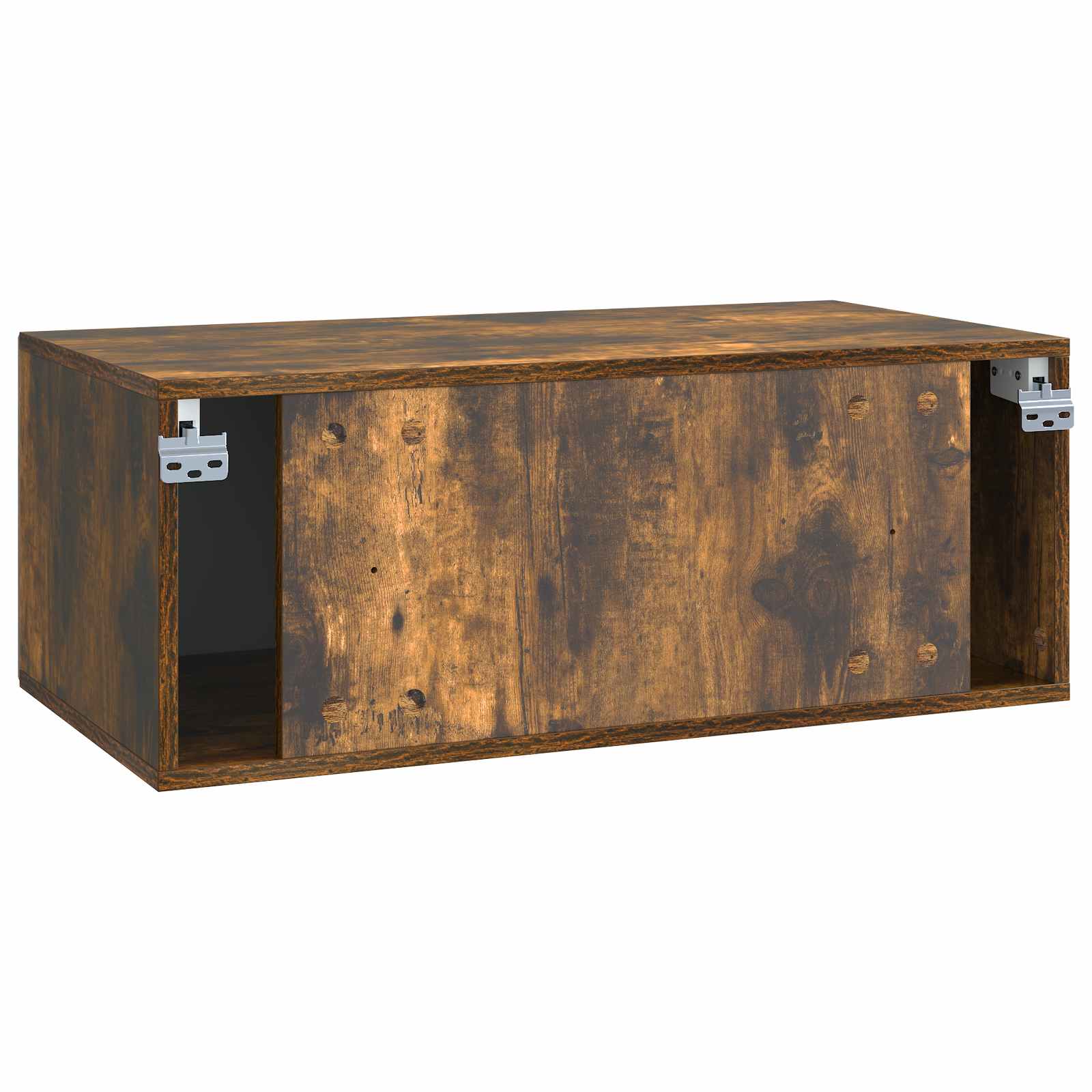 vidaXL Szafka RTV montowana na ścianie Dąb wędzony 78,5 x 41 x 30 cm