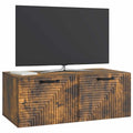 vidaXL Szafka RTV montowana na ścianie Dąb wędzony 78,5 x 41 x 30 cm