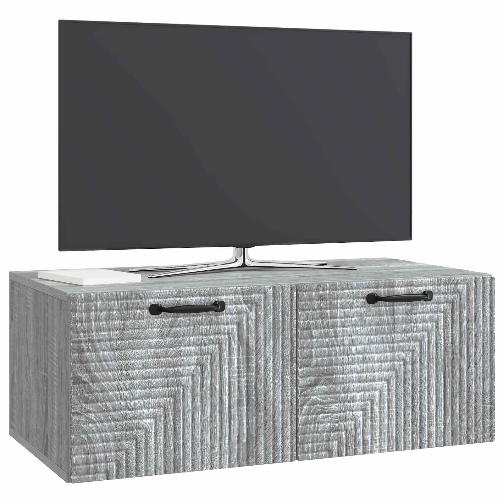 vidaXL Szafka RTV montowana na ścianie Szary Sonoma 78,5 x 41 x 30 cm