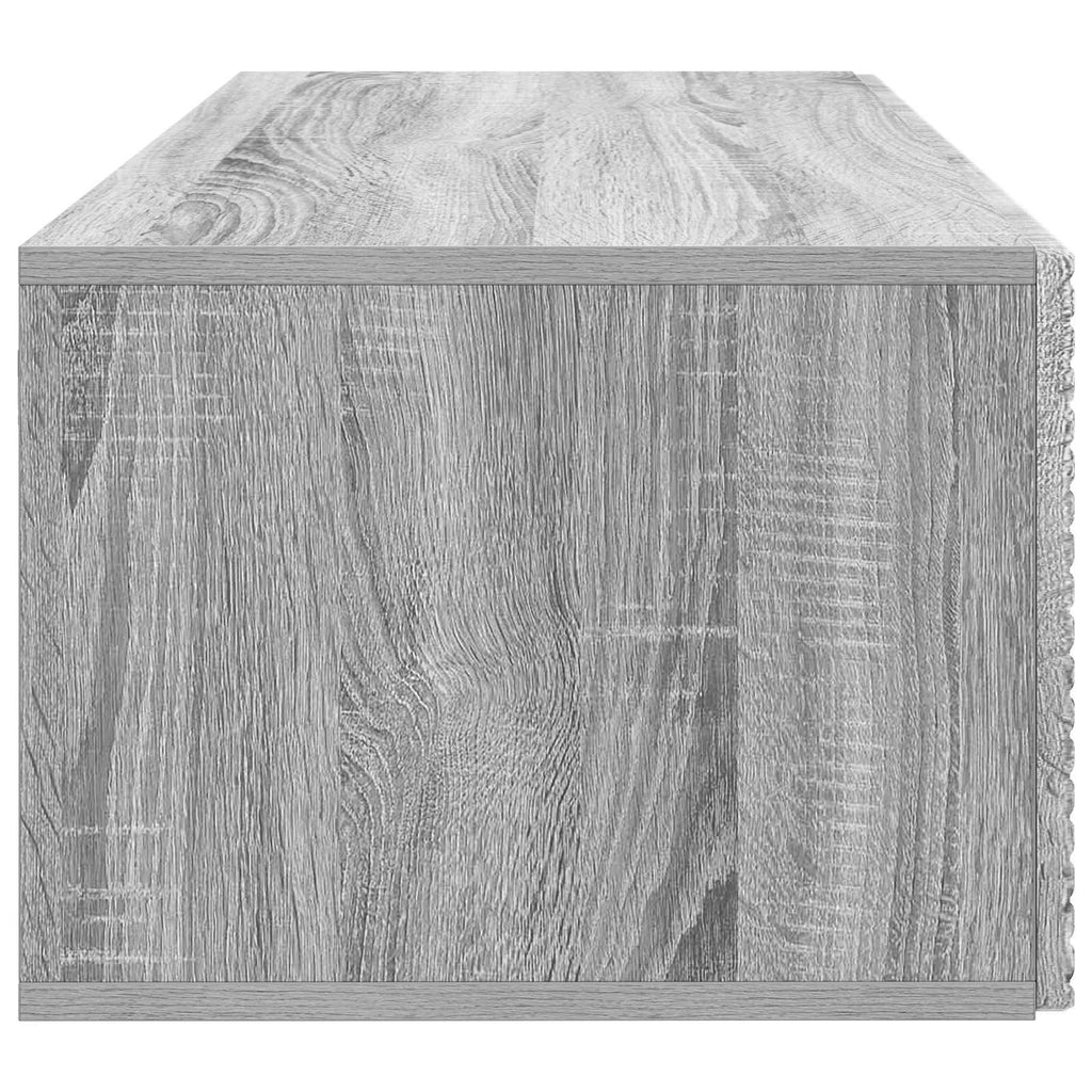 vidaXL Szafka RTV montowana na ścianie Szary Sonoma 78,5 x 41 x 30 cm