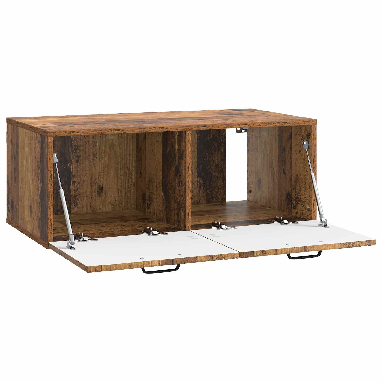 vidaXL Szafka RTV montowana na ścianie Stare drewno 78,5 x 41 x 30 cm