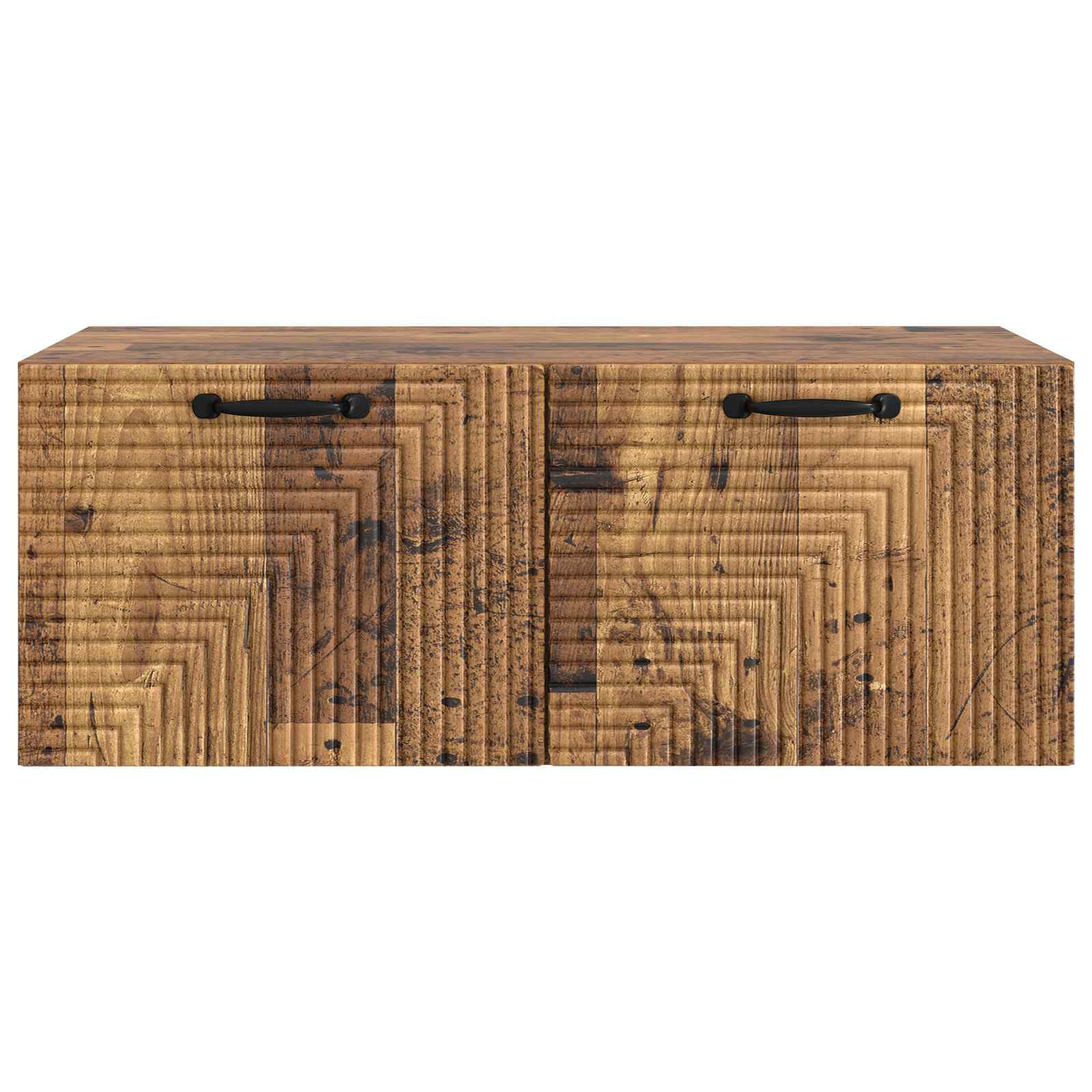 vidaXL Szafka RTV montowana na ścianie Stare drewno 78,5 x 41 x 30 cm