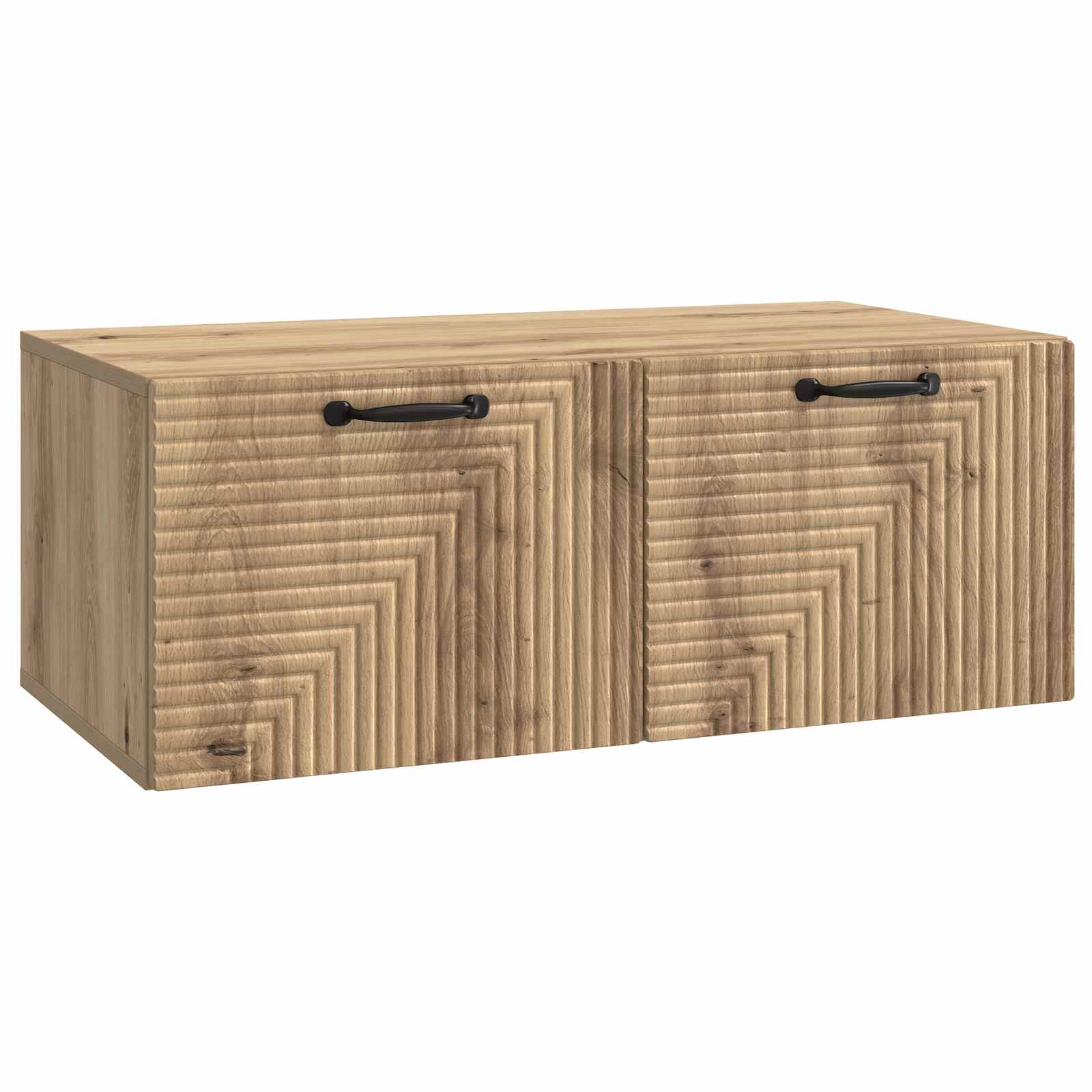 vidaXL Szafka RTV montowana na ścianie Dąb artisan 78,5 x 41 x 30 cm