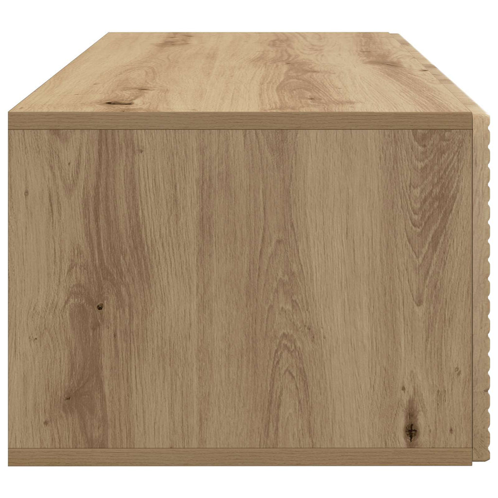 vidaXL Szafka RTV montowana na ścianie Dąb artisan 78,5 x 41 x 30 cm