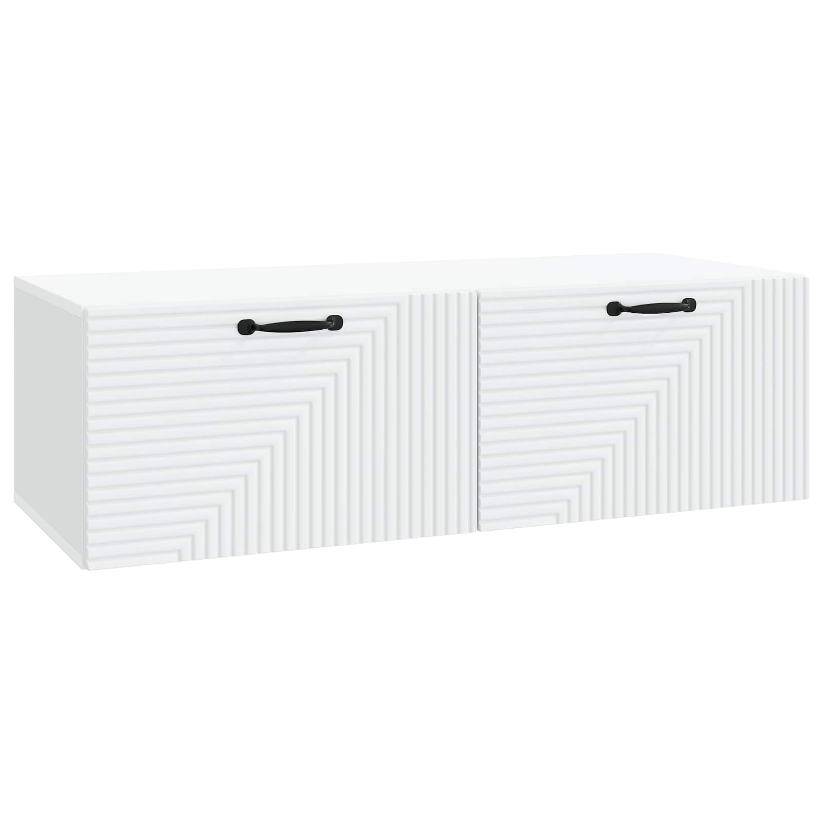 vidaXL Szafka RTV montowana na ścianie Biały 98 x 41 x 30 cm