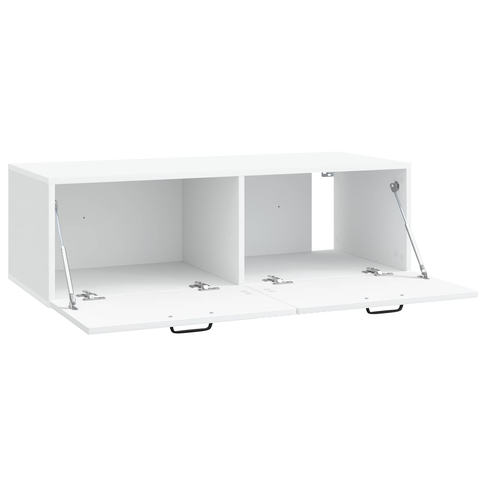 vidaXL Szafka RTV montowana na ścianie Biały 98 x 41 x 30 cm