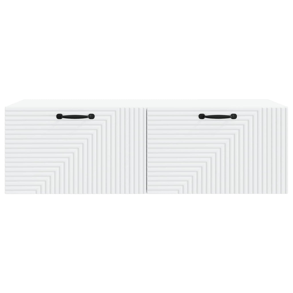 vidaXL Szafka RTV montowana na ścianie Biały 98 x 41 x 30 cm