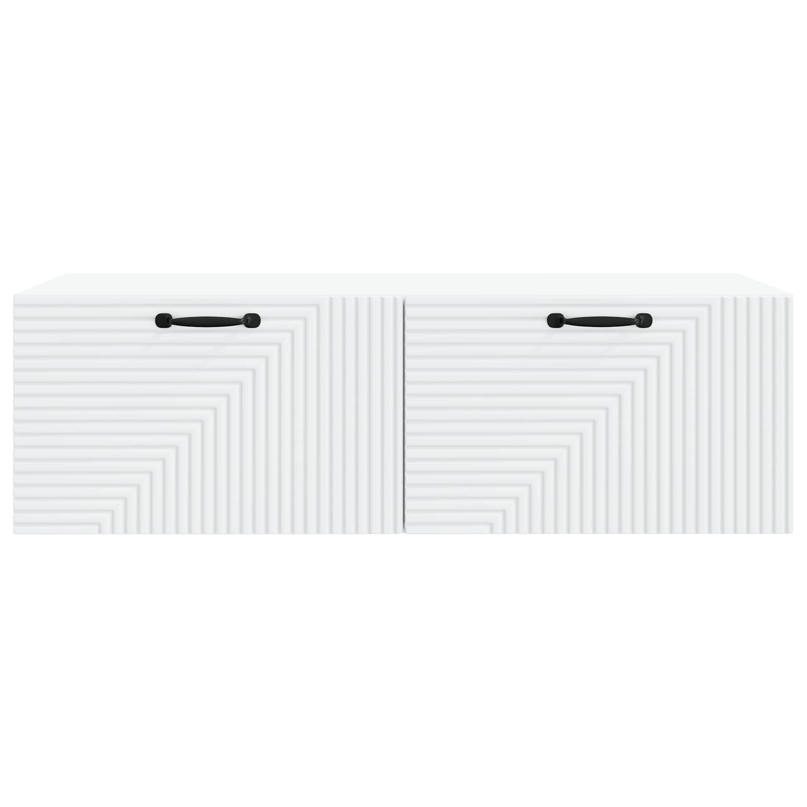 vidaXL Szafka RTV montowana na ścianie Biały 98 x 41 x 30 cm