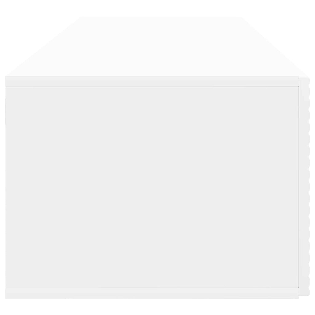 vidaXL Szafka RTV montowana na ścianie Biały 98 x 41 x 30 cm