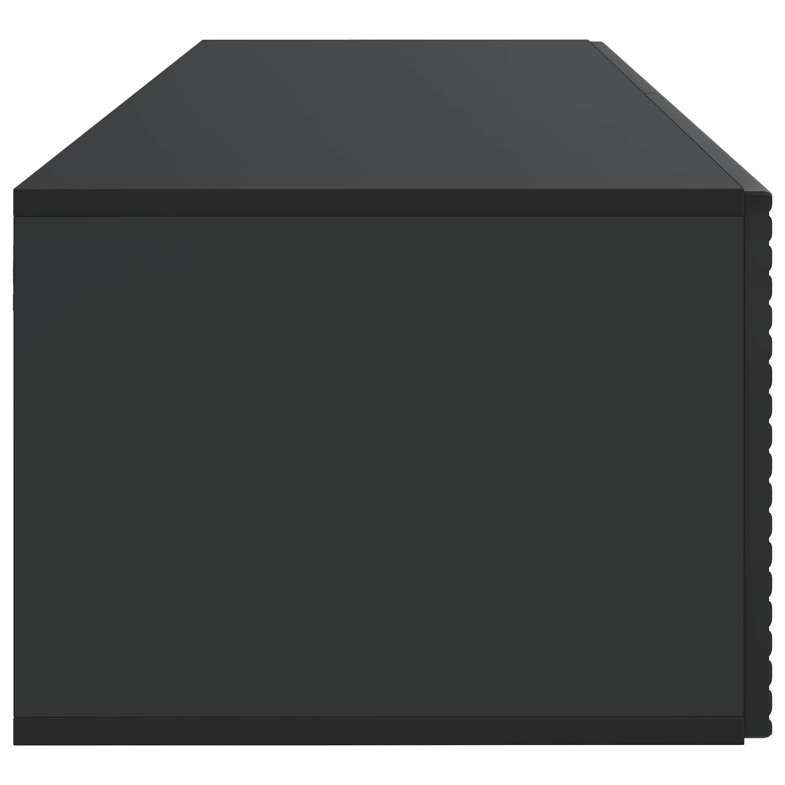 vidaXL Szafka RTV montowana na ścianie Czarny 98 x 41 x 30 cm