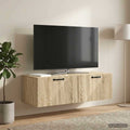vidaXL Szafka RTV montowana na ścianie dąb Sonoma 98 x 41 x 30 cm