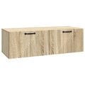 vidaXL Szafka RTV montowana na ścianie dąb Sonoma 98 x 41 x 30 cm