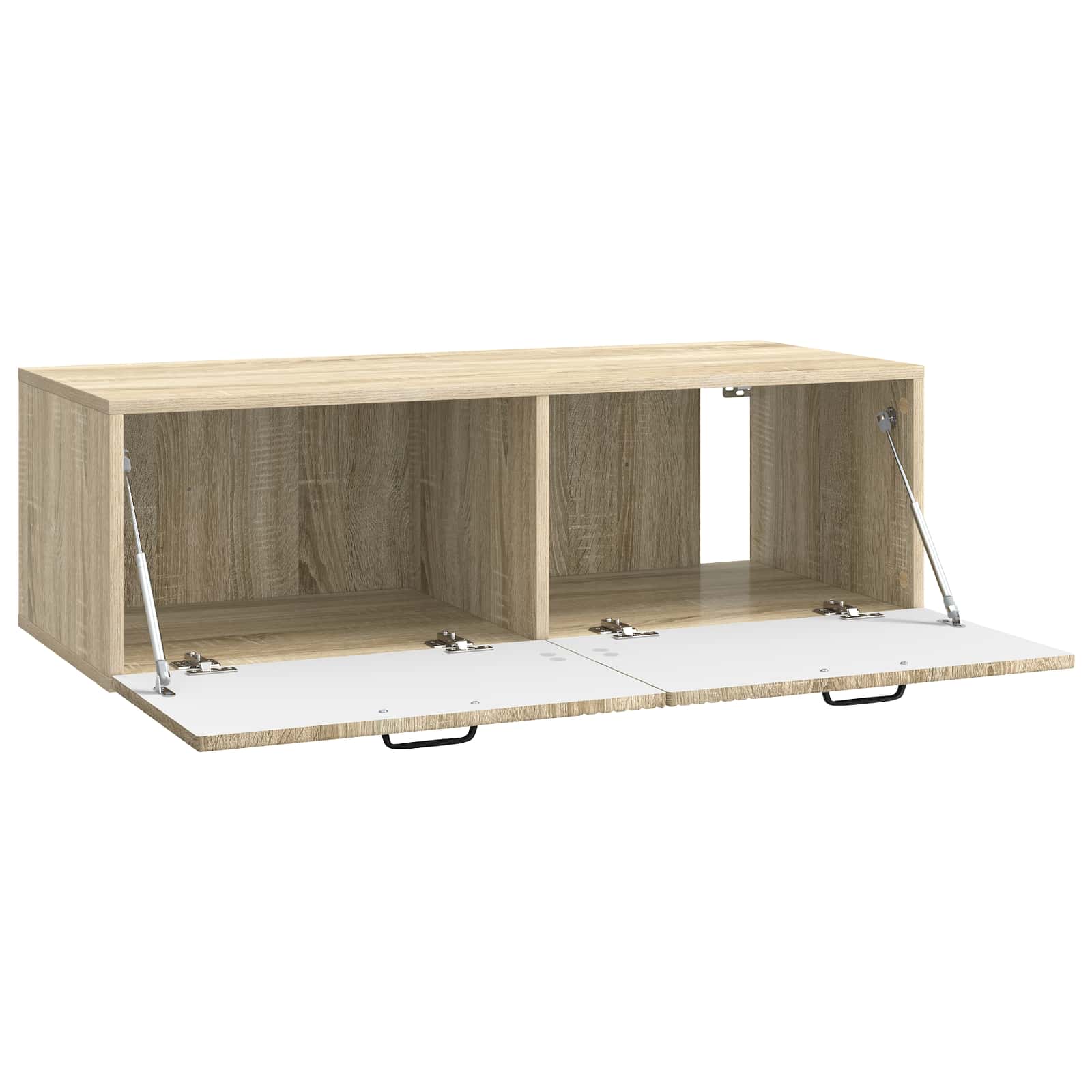 vidaXL Szafka RTV montowana na ścianie dąb Sonoma 98 x 41 x 30 cm