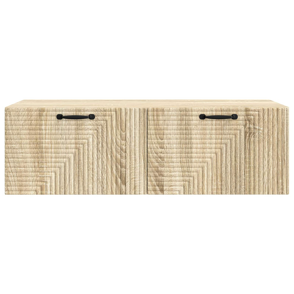 vidaXL Szafka RTV montowana na ścianie dąb Sonoma 98 x 41 x 30 cm