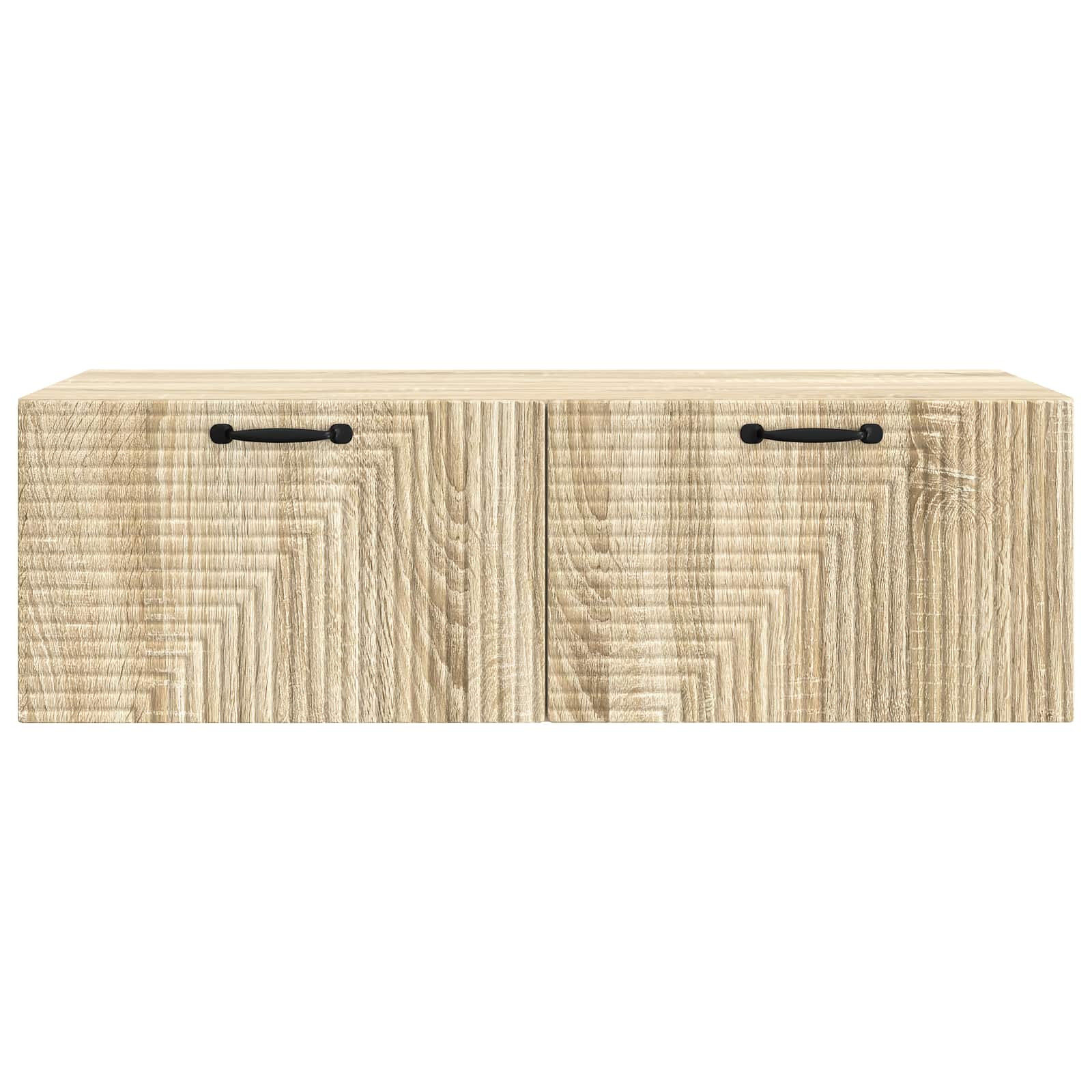 vidaXL Szafka RTV montowana na ścianie dąb Sonoma 98 x 41 x 30 cm