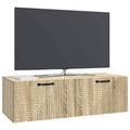 vidaXL Szafka RTV montowana na ścianie dąb Sonoma 98 x 41 x 30 cm