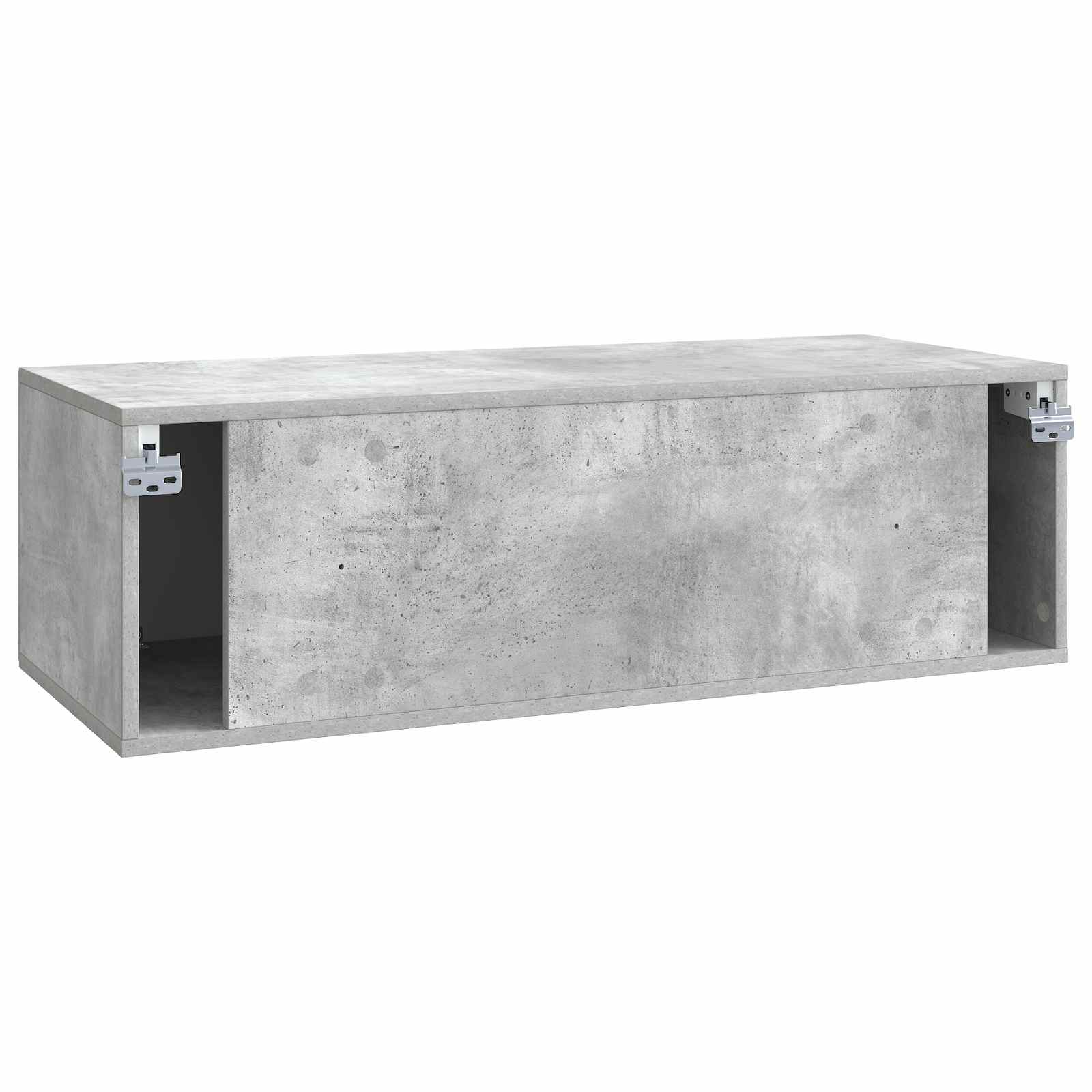 vidaXL Szafka RTV montowana na ścianie Betonowy szary 98 x 41 x 30 cm