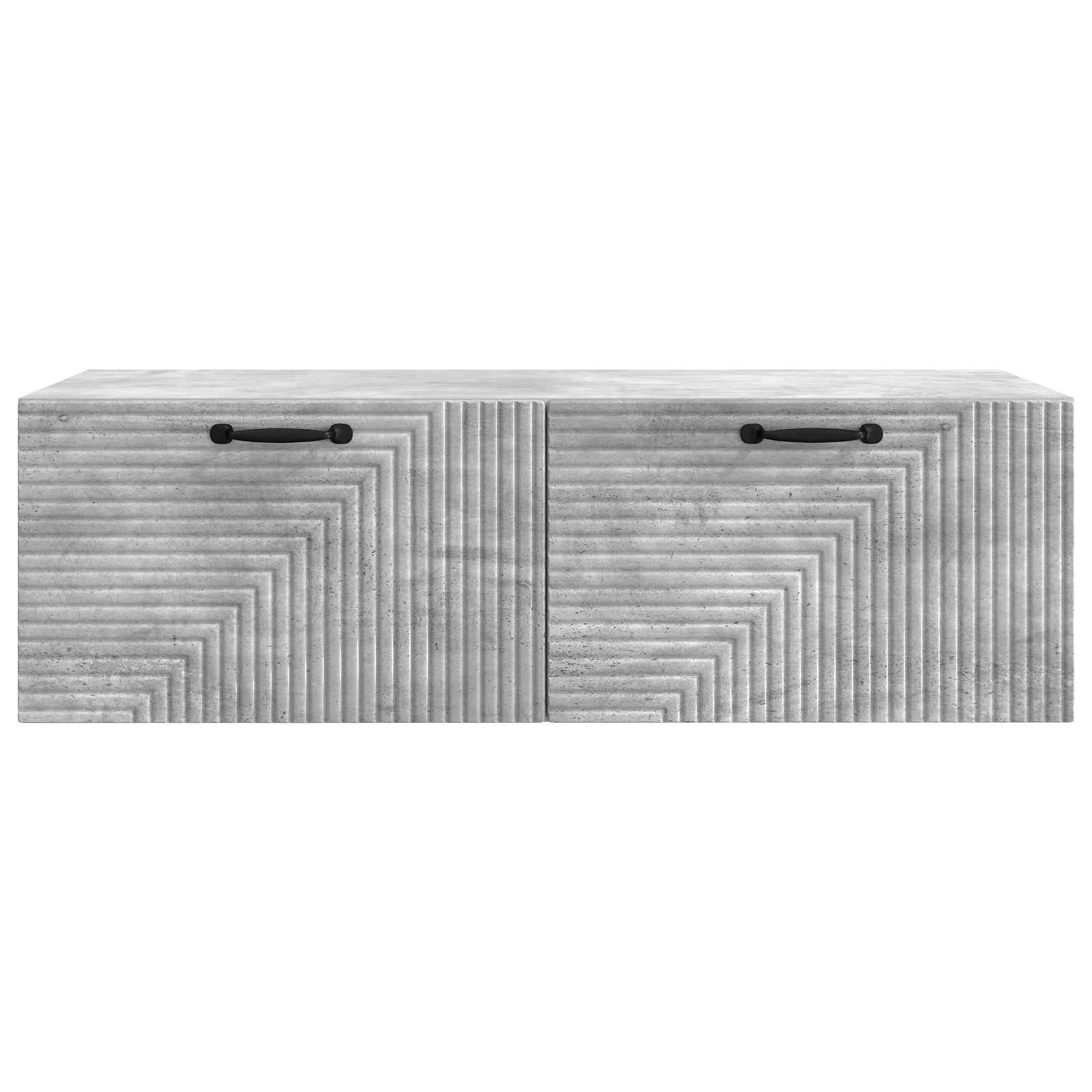 vidaXL Szafka RTV montowana na ścianie Betonowy szary 98 x 41 x 30 cm