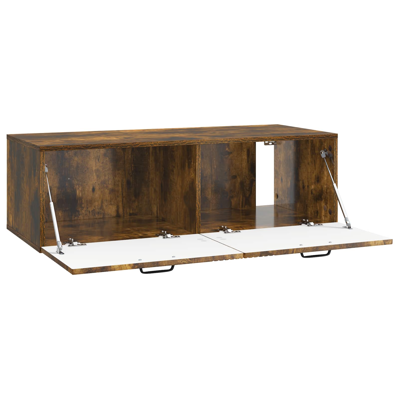 vidaXL Szafka RTV montowana na ścianie Dąb wędzony 98 x 41 x 30 cm
