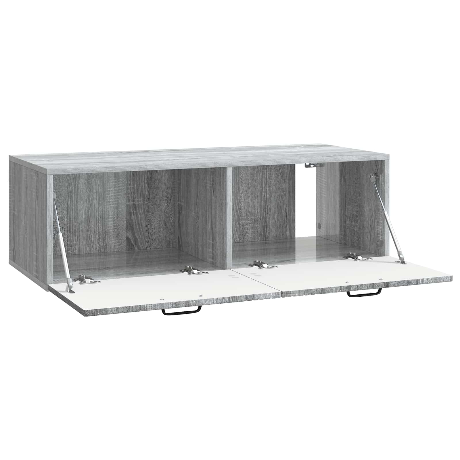 vidaXL Szafka RTV montowana na ścianie Szary Sonoma 98 x 41 x 30 cm