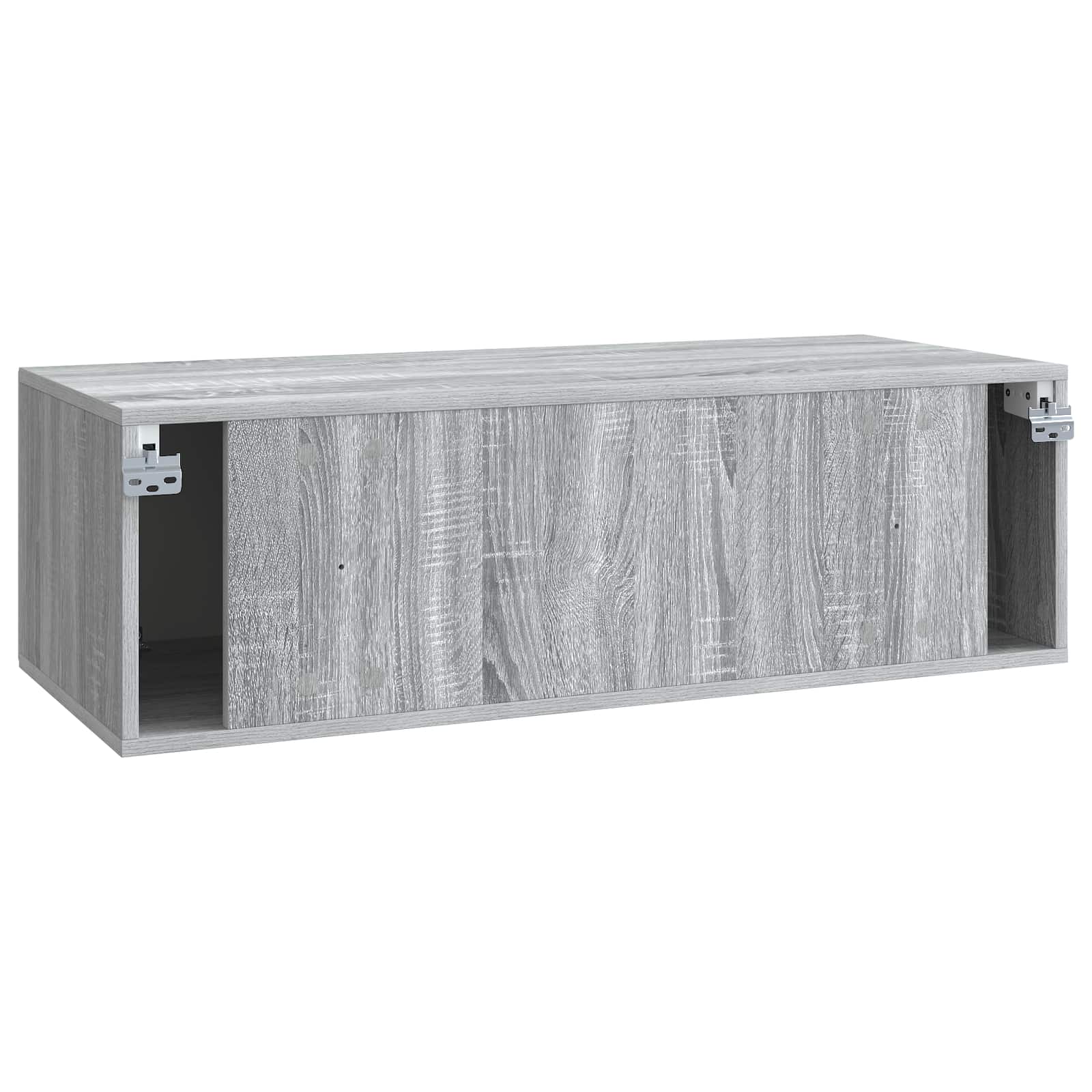 vidaXL Szafka RTV montowana na ścianie Szary Sonoma 98 x 41 x 30 cm